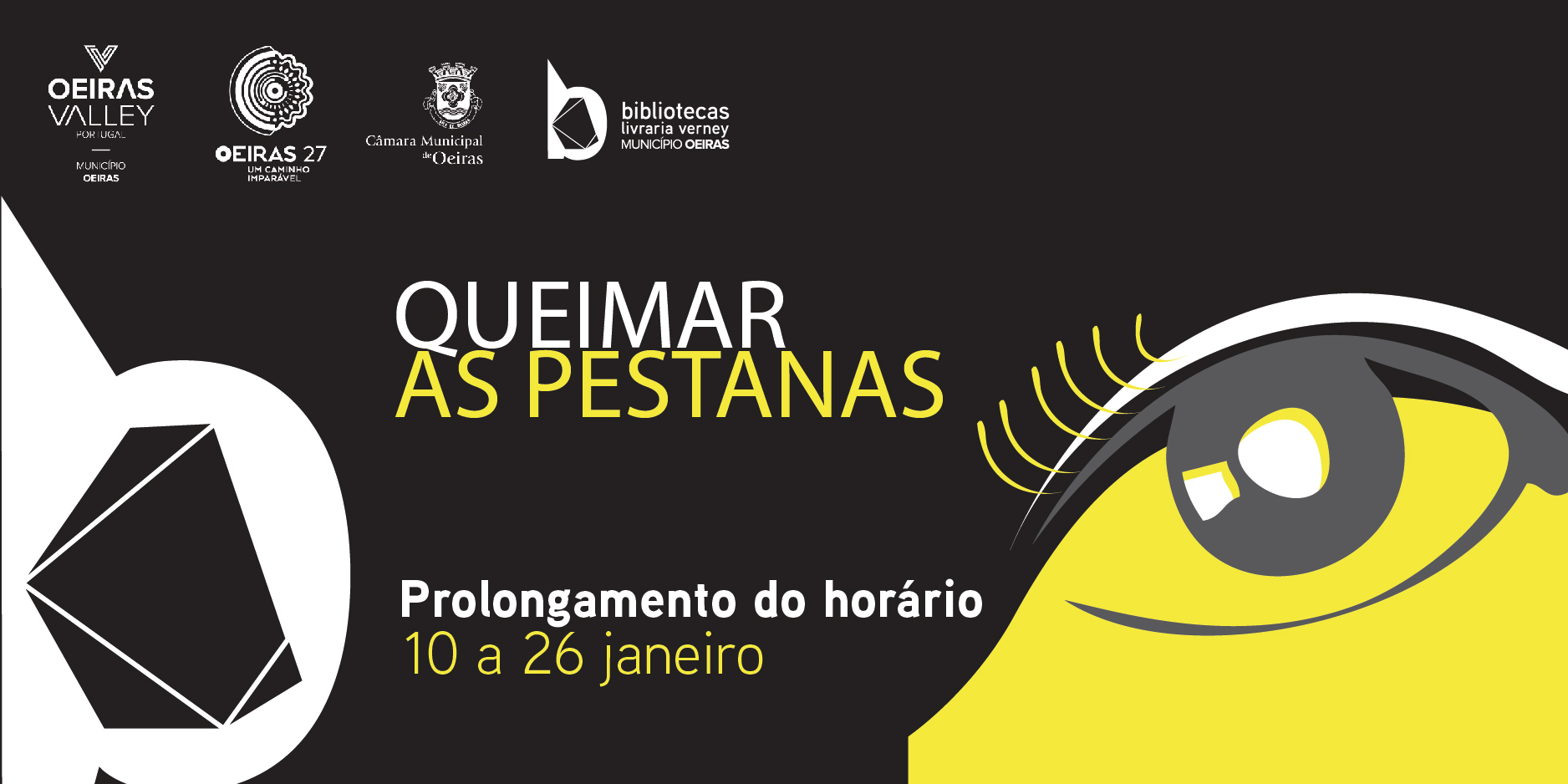 'Queimar as Pestanas' – Bibliotecas Municipais de Oeiras alargam horário de funcionamento