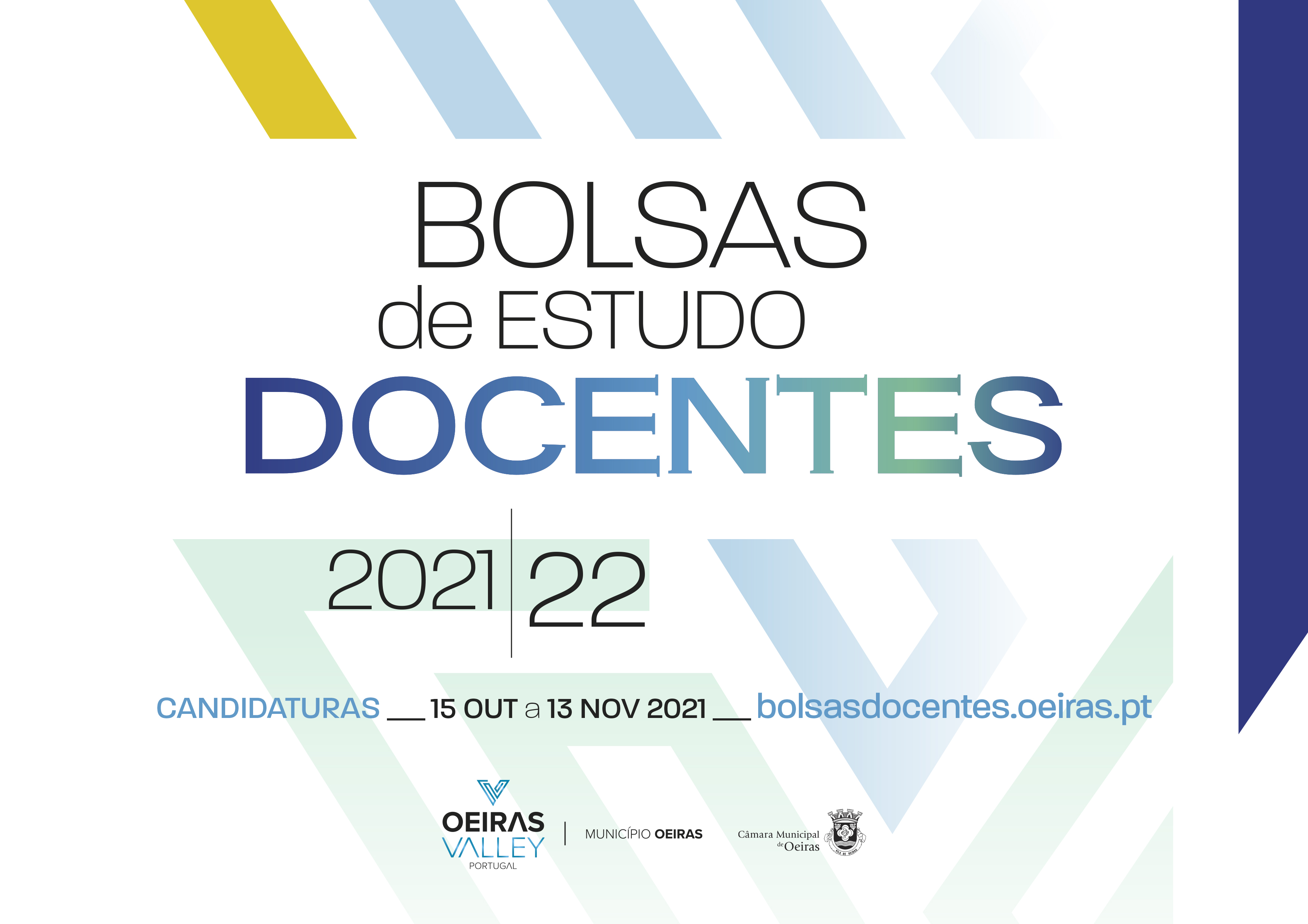 Bolsas de Estudo DOCENTES 2021-2022, Oeiras