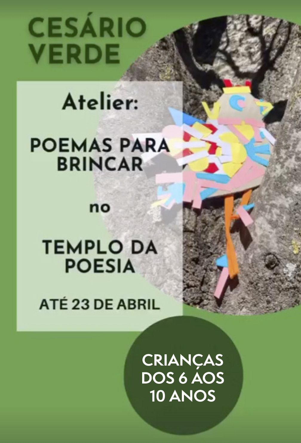 Ciclo ‘Cesário Verde, Poeta de Oeiras’ | Poemas para Brincar no Templo da Poesia