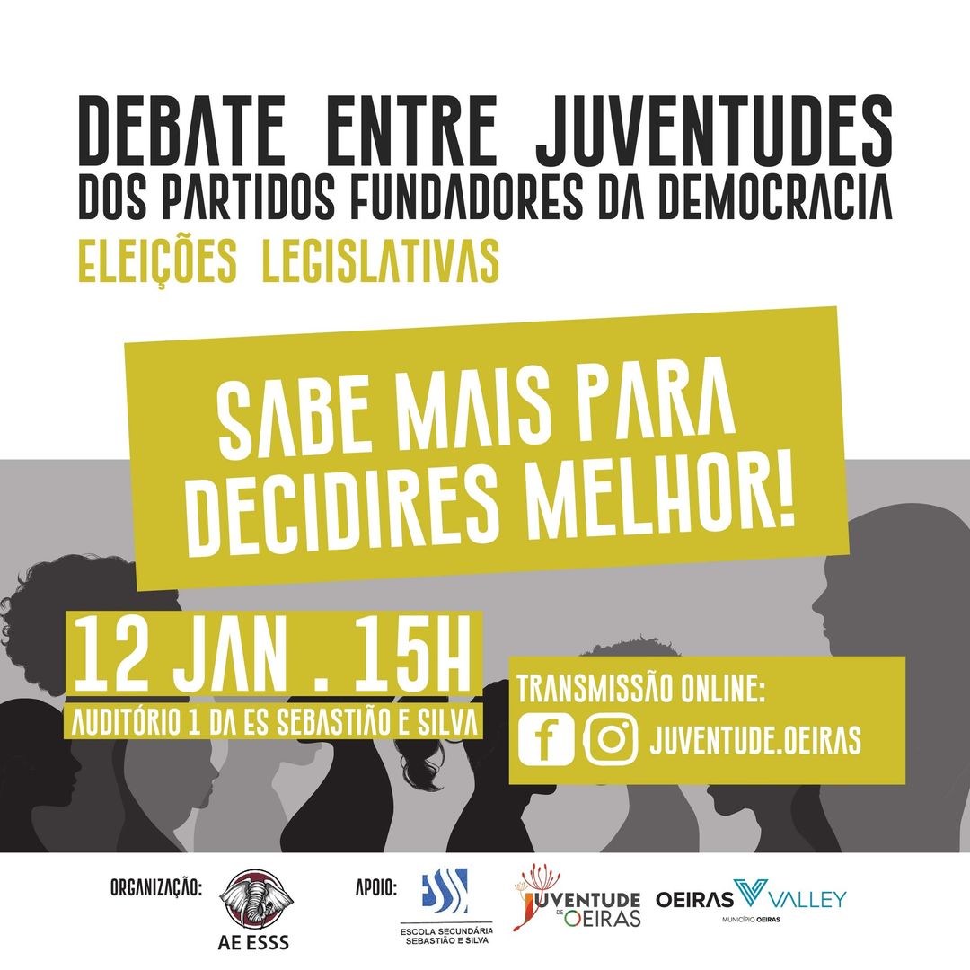 Estudantes de Oeiras promovem debate sobre as Eleições Legislativas 2022