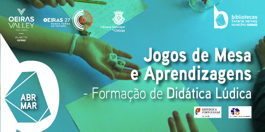 Formação para Docentes – Jogos de Mesa e Aprendizagens