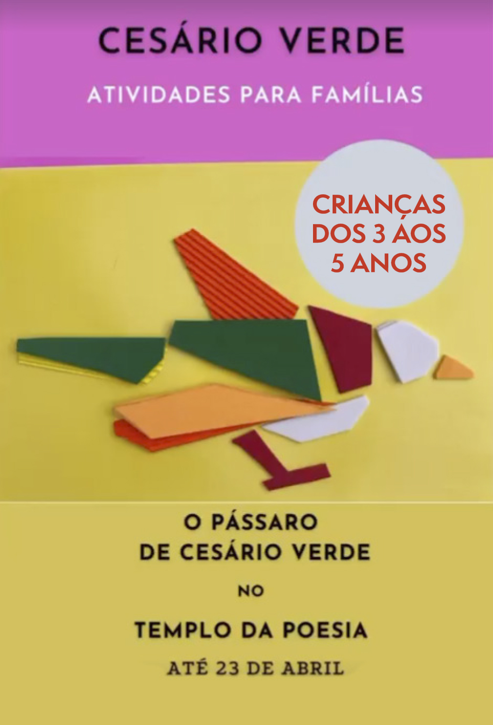 Ciclo ‘Cesário Verde, Poeta de Oeiras’ | O pássaro de Cesário Verde no Templo da Poesia
