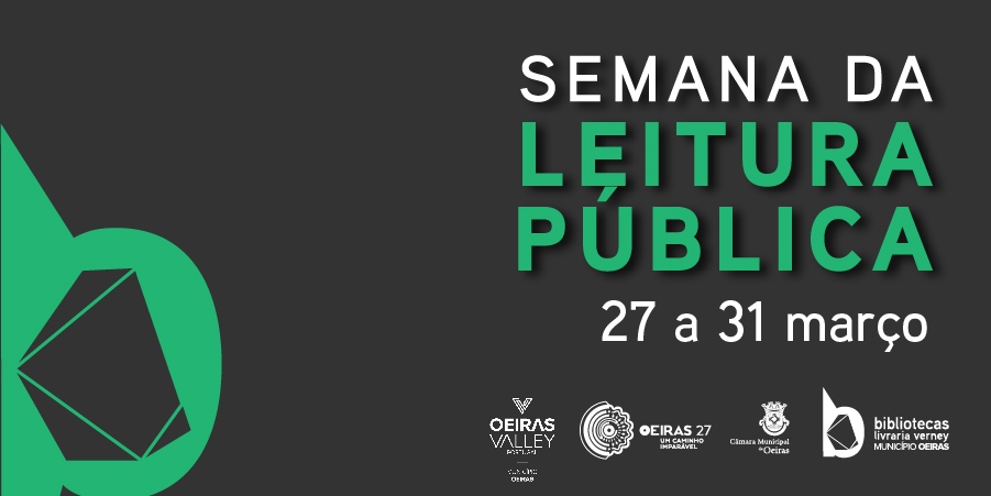 Semana da Leitura Pública chega às Bibliotecas Municipais de Oeiras entre os dias 27 e 31 de março