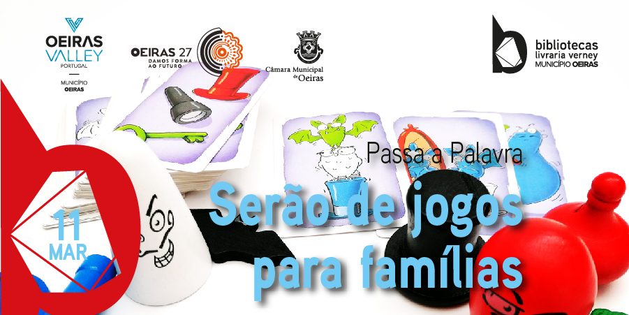 Serão de jogos para famílias
